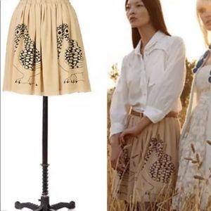 Corey Lynn Calter Owl Skirt